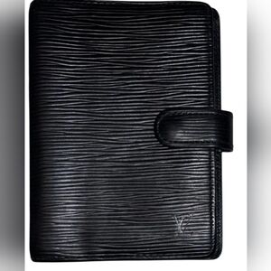Authentic Louis Vuitton Black Epi Agenda PM Like New